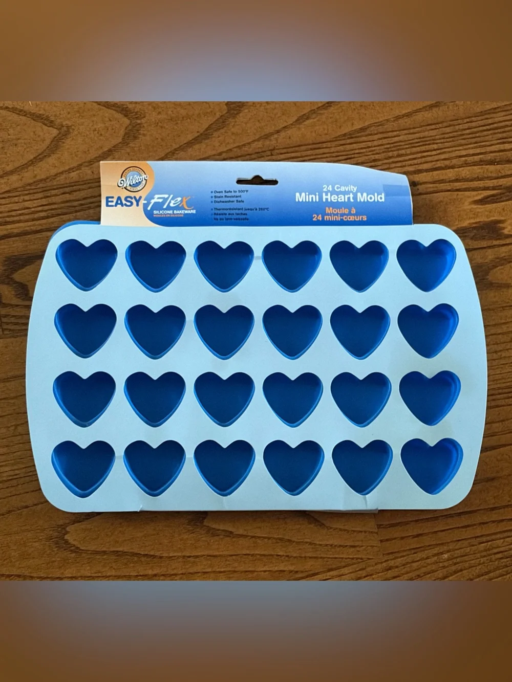 Wilton Easy Flex Silicone Mini Heart Mold